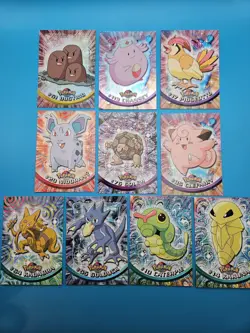 Pokemon Topps TV Animation Edition Card Lot Holo Dugtrio Chansey Kadabra Golduck - Image 1