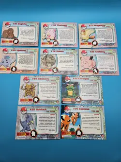 Pokemon Topps TV Animation Edition Card Lot Holo Dugtrio Chansey Kadabra Golduck - Image 4