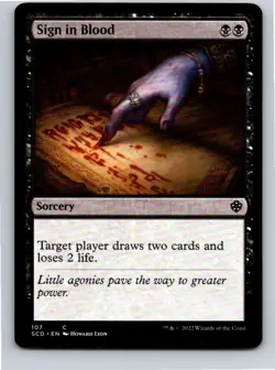 Magic the Gathering Sign in Blood Starter Commander Decks MTG Free Shipping! - Image 1