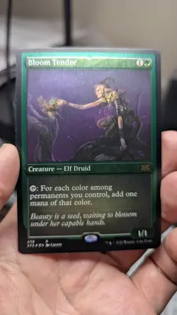 1x Bloom Tender Foil Etched NM Magic MTG 2X2 x1 - Image 1