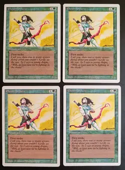 MTG | 4 x Elvish Archers | Revised Edition | Magic The Gathering | Playset - Image 1