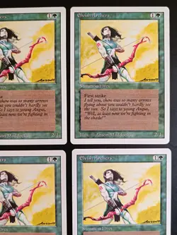 MTG | 4 x Elvish Archers | Revised Edition | Magic The Gathering | Playset - Image 3