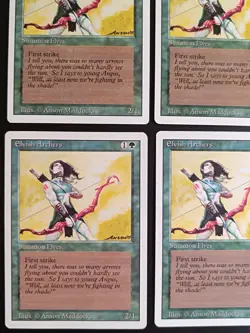 MTG | 4 x Elvish Archers | Revised Edition | Magic The Gathering | Playset - Image 4