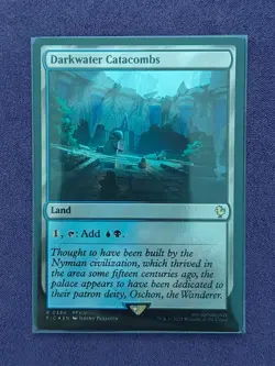 Darkwater Catacombs (Surge Foil) #384 (NM) Final Fantasy FIC Magic MTG - Image 1