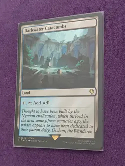 Darkwater Catacombs (Surge Foil) #384 (NM) Final Fantasy FIC Magic MTG - Image 2