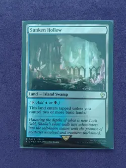 Sunken Hollow (Surge Foil) R Commander: FINAL FANTASY 429 NM MTG FIC - Image 1