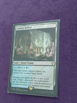 Sunken Hollow (Surge Foil) R Commander: FINAL FANTASY 429 NM MTG FIC - Image 2