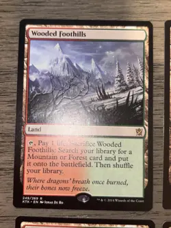 Wooded Foothills Khans of Tarkir 4x Playset MTG - Image 2