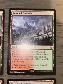 Wooded Foothills Khans of Tarkir 4x Playset MTG - Image 3