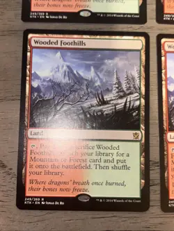 Wooded Foothills Khans of Tarkir 4x Playset MTG - Image 5