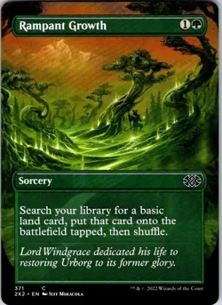 Magic | 2X2 | Rampant Growth (Borderless) | 371 | Normal | NM - Image 1