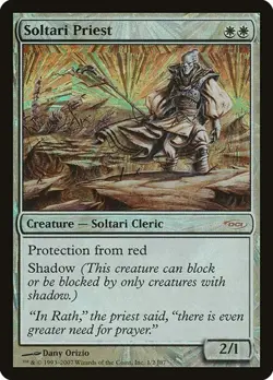 Soltari Priest - Foil Promo Junior Super Series MP MTG - Image 1