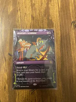 Splinter's Technique Teenage Mutant Ninja Turtles MTG 0233 Borderless - Image 1