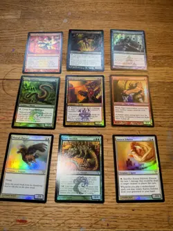 Magic The Gather Dissension 2006 9 Card Holo Trading Card Lot - Image 2