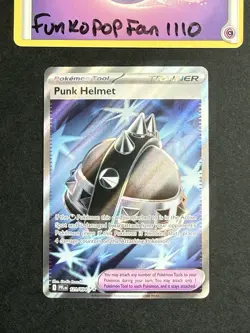 Punk Helmet 121/094 Ultra Rare Full Art Me02: Phantasmal Flames Pokemon Card - Image 1