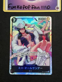 Ms. All-Sunday OP14-084 SR The Azure Sea's Seven ONE PIECE Card Game Japanese - Image 1