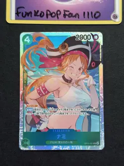 Nami OP14-031 SR The Azure Sea's Seven Japanese One Piece Card - Image 1
