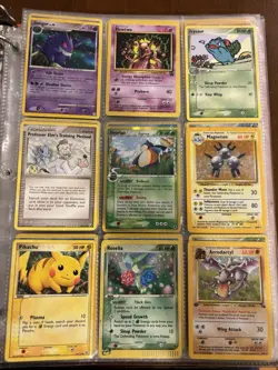 Pokemon EX Series Card Lot - Holo & Regular, English, Pikachu, Mewtwo, Snorlax - Image 1