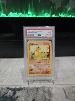 PSA 9 MINT 1999 Pokemon Base Set Unlimited Charmander #46/102 Common Card 🔥 - Image 1