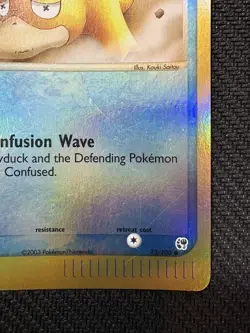 Pokemon TCG Psyduck EX Sandstorm Reverse Holo 73/100 eReader 2003 HP Dmg Card - Image 4