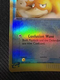 Pokemon TCG Psyduck EX Sandstorm Reverse Holo 73/100 eReader 2003 HP Dmg Card - Image 5