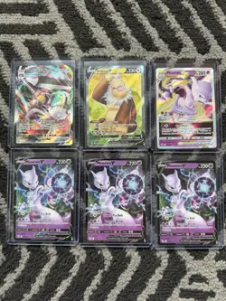 Pokemon 62 Card NM Lot V VMAX WotC Vintage Celebrations Mewtwo Pikachu Secret - Image 5