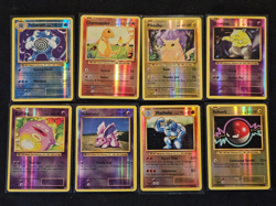 XY Evo Reverse Holo 8 Card Lot Pikachu Charmander Poliwrath /108 Pokemon MP-LP - Image 1