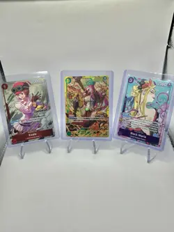 ONE PIECE ENGLISH 3-Card lot Bonney(SEC) Koala (CS Event Pack) Black Maria (IB) - Image 1