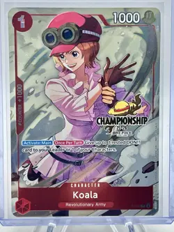 ONE PIECE ENGLISH 3-Card lot Bonney(SEC) Koala (CS Event Pack) Black Maria (IB) - Image 4