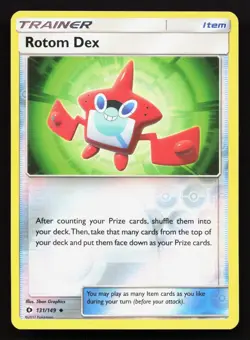 Rotom Dex 131/149 Sun & Moon NM Pokemon Card TCG - Image 1