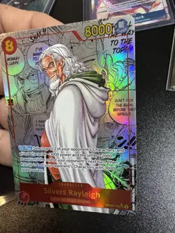 One Piece TCG Silvers Rayleigh OP08-118 Manga Card - Image 5