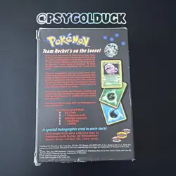 New *Sealed Cards* Pokemon TCG Team Rocket Devastation Theme Deck 2000. Giovanni - Image 3