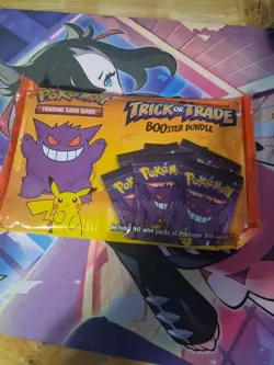 Nintendo Pokemon TCG BOOster Trick Or Trade Trading Card Game - 120 Cards 820650850783 - Image 1