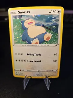 Snorlax SWSH032 Sword & Shield Promo Cards Holo NM Pokemon TCG - Image 1