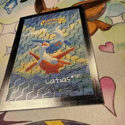 Latios #381 Latias #380 Silver Box Hit Holo Safari NONTCG Pokemon Cards Textured - Image 3
