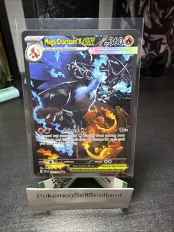 Pokemon TCG Mega Charizard X EX 125/094 Phantasmal Flames SIR NM CONDITION ENG!! - Image 1