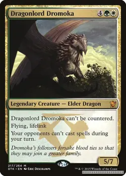 Dragonlord Dromoka [DTK - 217] - MP [Normal] TCG MTG - Image 1