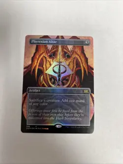 Phyrexian Altar Borderless Foil Card #396 MTG LP - Image 1