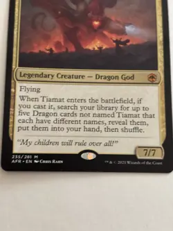 Tiamat - MTG: Adventures in the Forgotten Realms Good Condition - Image 3