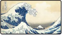 Ultra Pro: Fine Art: The Great Wave Off Kanagawa: Black Stitched Playmat - Image 1