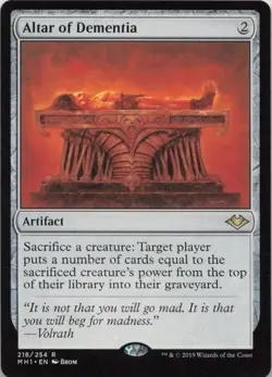 Altar of Dementia MTG Modern Horizons Rare Artifact NM-M Pack Fresh x1 - Image 1
