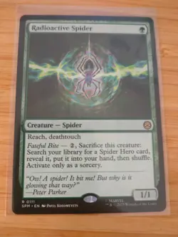 MTG Radioactive Spider 0111 Spider-Man M/NM Free UK P&P - Image 1