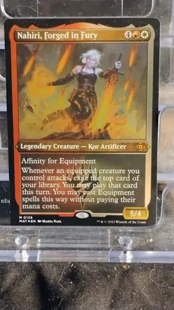 Nahiri, Forged in Fury (Foil Etched) March of the Machine: The Aftermath Foil - Image 1