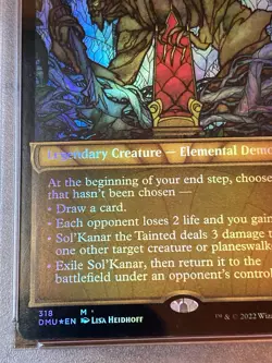 Sol'Kanar the Tainted (Showcase foil) - Dominaria United (DMU) MTG PSA 6 - Image 3