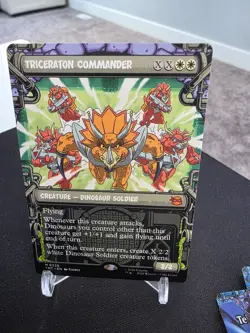 Magic The Gathering Teenage Mutant Ninja Turtles Triceraton Commander Showcase - Image 1