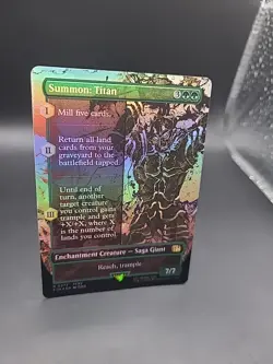 Magic The Gathering MTG Final Fantasy Summon: Titan R 0373 FIN FOIL - Image 2