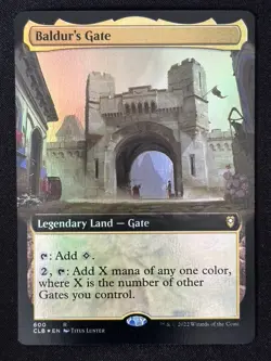 1x MTG Baldur's Gate (Extended Art, Foil) - Battle for Baldur's Gate (CLB) #600 - Image 1