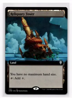 Reliquary Tower - 710 - Extended Art - Commander Legends -MTG - NM - Image 1