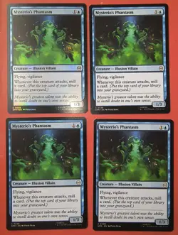 4X PLAY SET: MTG: SPIDER-MAN, WHOOSH, 1 FOIL & 3 REG FINISH, 0048,NM - Image 1