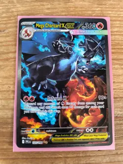 Mega Charizard X ex SIR 125/094 Pokemon TCG Phantasmal Flames NM/Pack Fresh - Image 2